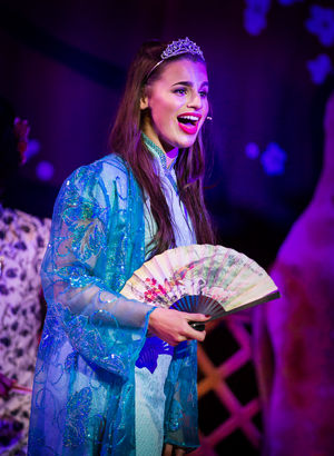 Royal review – Mia starred as Princess Jasmine in Aladdin