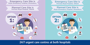 The Future Fit public consultation features two options