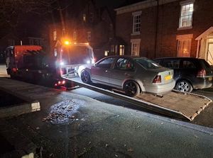 Police have seized a vehicle in Oswestry. Picture: West Mercia Police