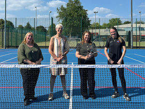 Supporting image for story: Redeveloped outdoor courts at Tipton Sports Academy