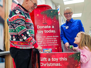 Supporting image for story: Shropshire shoppers thanked for donating over 700 toys to children at Christmas