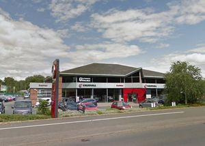 The Greenhous dealership in Old Potts Way, Shrewsbury