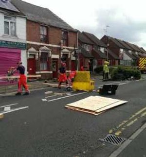 Emergency services on the scene. Photo: @WillenhallFire