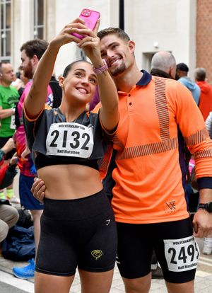 Time for a selfie before the run.