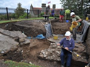 Supporting image for story: Dig uncovers the past at Oswestry Castle