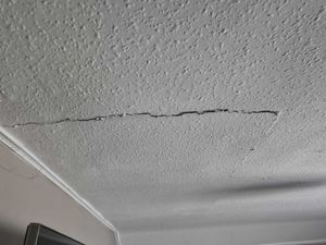 Cracks residents say are caused by trees roots in Newark Road. Picture Martyn Smith/LDRS free for LDRS use