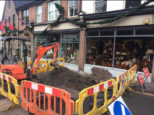 Supporting image for story: Main road through Ironbridge set to reopen after being hit by burst pipe