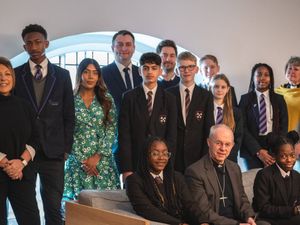 Supporting image for story: Students enjoy big day out to meet and question Archbishop