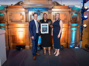 Nationwide’s Oluwabukola (Buki) Oladele, centre, won the Rising Star award