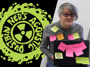 Supporting image for story: Ned's Atomic Dustbin's Jonn Penney and Rat in Wolverhampton show