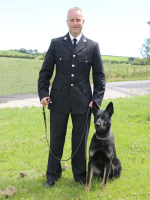 Pc Peter Lloyd and PD Max 