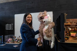 Culture secretary Lisa Nandy at Digbeth Loc. Studios. PIC: Department for Culture, Media & Sport.