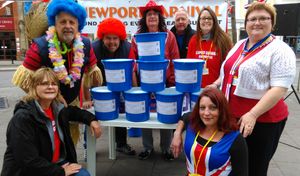 Supporting image for story: Newport Carnival Committee collect £500 to keep event free