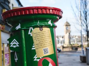 Supporting image for story: Postboxes bring festive cheer – and a message from Father Christmas