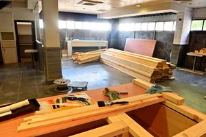 Work is well underway converting the former Mike Lloyd Music building into an ale bar