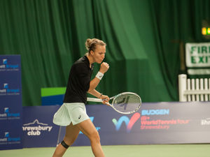 Supporting image for story: British ace Banks rallies to book a semi-final place at Shrewsbury 