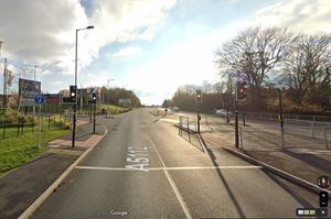Motorists are being warned of overnight roadworks on Hereford Road in Shrewsbury. Picture: Google.
