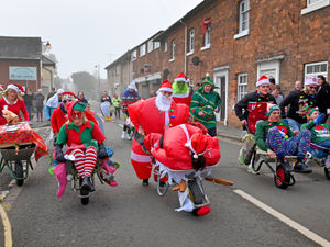 Supporting image for story: 'Wheely' amazing day at the Wem Wheelbarrow Race