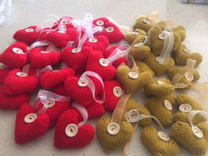 Supporting image for story: Sew A Day charity creates hearts for frontline workers