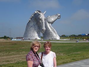 Anne Knight, pictured with daughter-in-law Karen Knight, received a call from John Richards