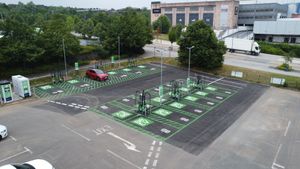 18 new EV charging bays have opened at Telford Centre, Telford (Picture: Telford Centre)