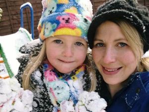 Lily-May Vaughan when she was a little girl with mum Leanne