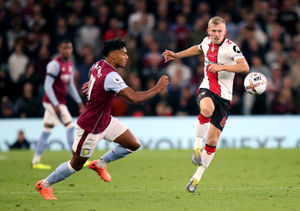 Southampton's James Ward-Prowse (right) and Aston Villa's Ollie Watkins battle for the ball