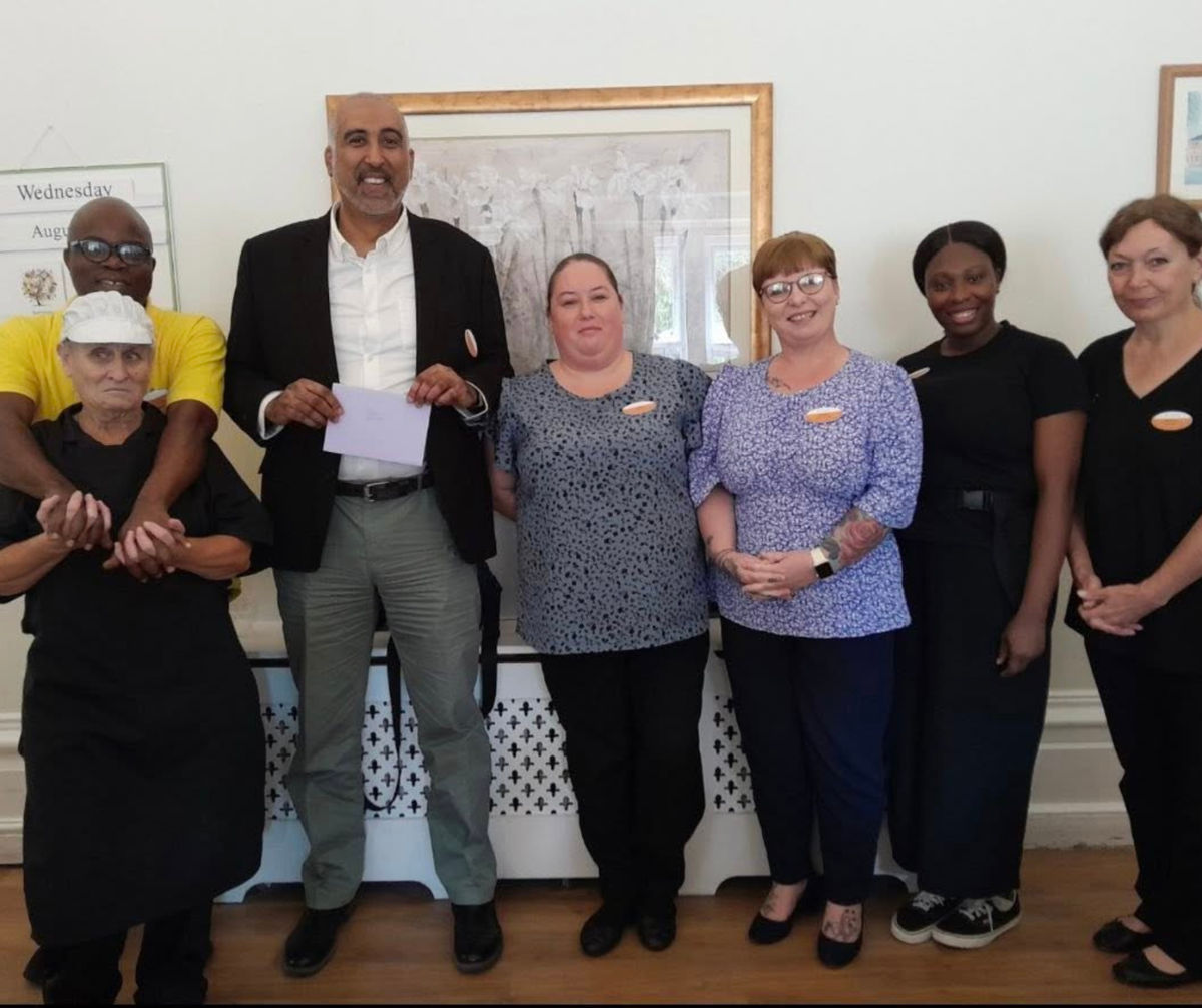 Burntwood care home staff get emotional as bosses share bonus with all