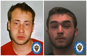Daniel Quinn, left, and Albert Morris were both jailed for more than six years