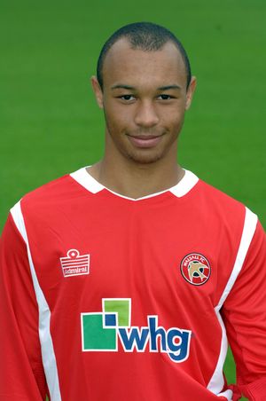 Aaron Forde in his Walsall days 