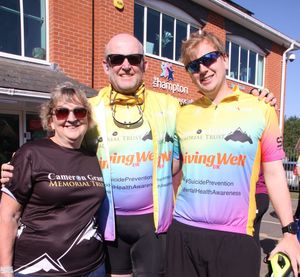 Carol, Evan and Alastair Grant (L-R) the founders of the charity