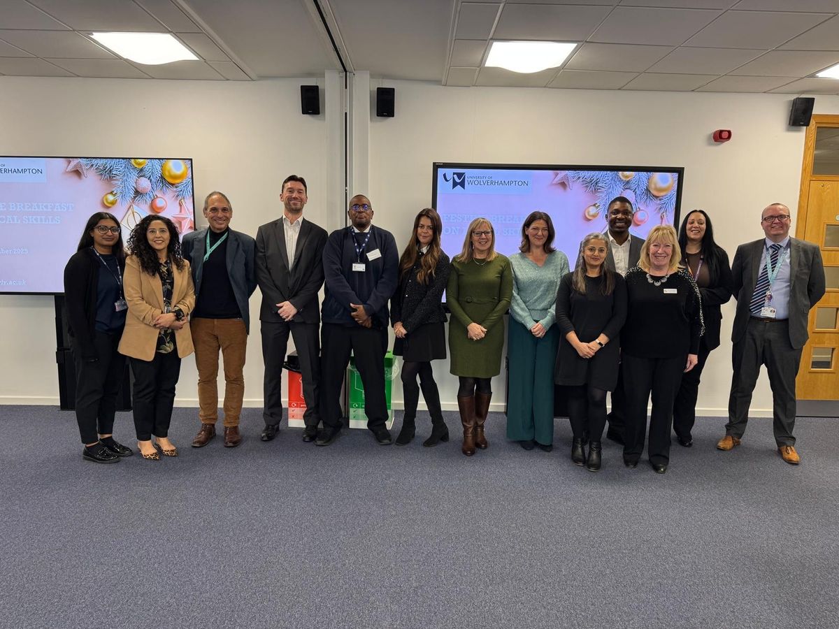 Employers highlight pressing challenges at Wolverhampton Business School festive breakfast