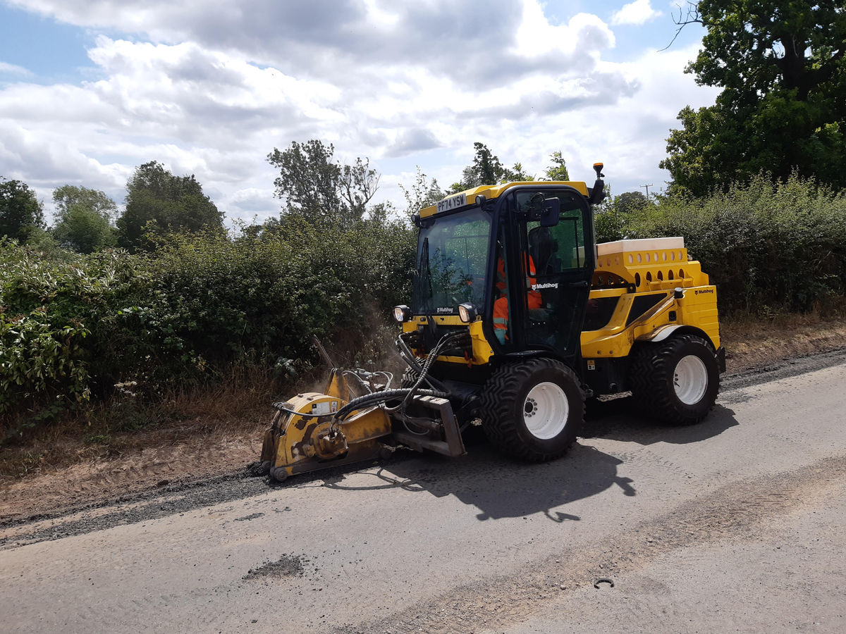I saw firsthand the multi-purpose Multihog machines speeding up Shropshire Councils war on potholes