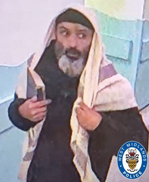 Police wish to talk this man following an incident at Heartlands Hospital in Birmingham, where several members of staff were racially abused