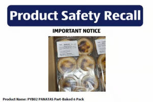 Aldi product recall for PANATAS