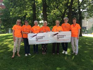 Supporting image for story: Dementia research charity champions kick off year of fundraising in style