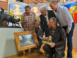 Supporting image for story: Art goes on display at Shropshire college