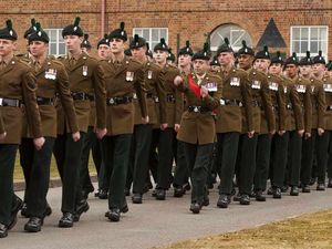 Supporting image for story: Video: County regiment marks St Patrick's Day