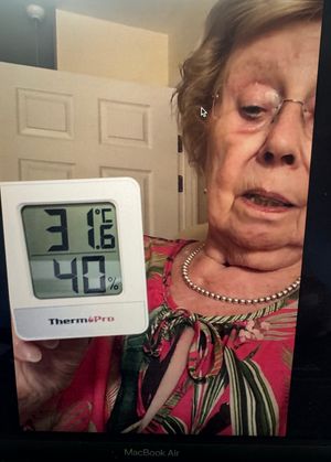 Grandmother Gillian Davidson has been struggling with the heat at her assisted living accommodation in Shrewsbury. Housing Plus Group have said they will not pay for air conditioning