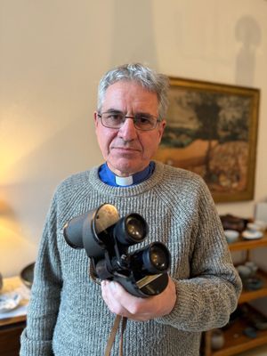 Rev John Flitcroft is helping Christian Aid with its Christmas appeal to raise money for families living in war zones.