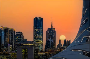 Maria Macklin - View of Dubai from the Museum