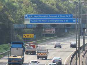 Supporting image for story: Major restrictions on M5 for works between West Bromwich and Oldbury
