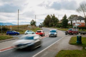 Llynclys Crossroads near Oswestry