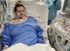 Leo was taken to see his mother at the intensive care unit