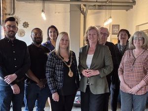 Supporting image for story: Mayor of Walsall visits West Midlands House flexible workspace in Willenhall