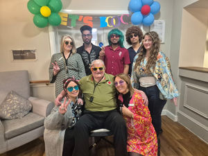 Eric Lucas celebrates his 101st Birthday at Stretton Hall Care Home