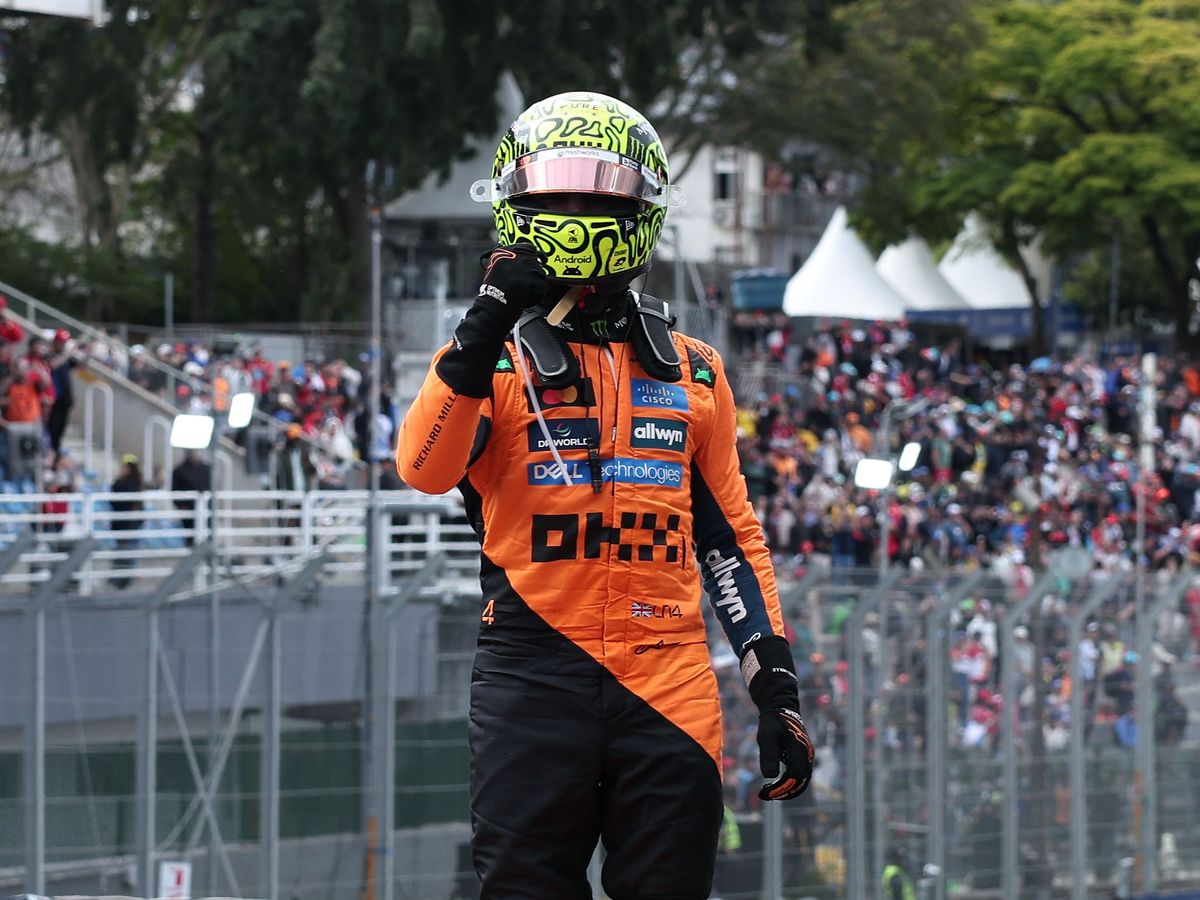 Lando Norris boosts title hopes by winning Sao Paulo GP with Oscar Piastri fifth