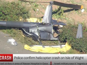 Supporting image for story: Three dead after helicopter crashes during flying lesson on Isle of Wight