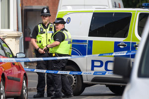 Police in Park Lane East. Photo: SnapperSK