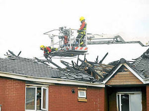Supporting image for story: Families in Willenhall are forced to flee as fire hits flats
